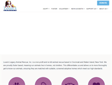 Tablet Screenshot of louieslegacy.org